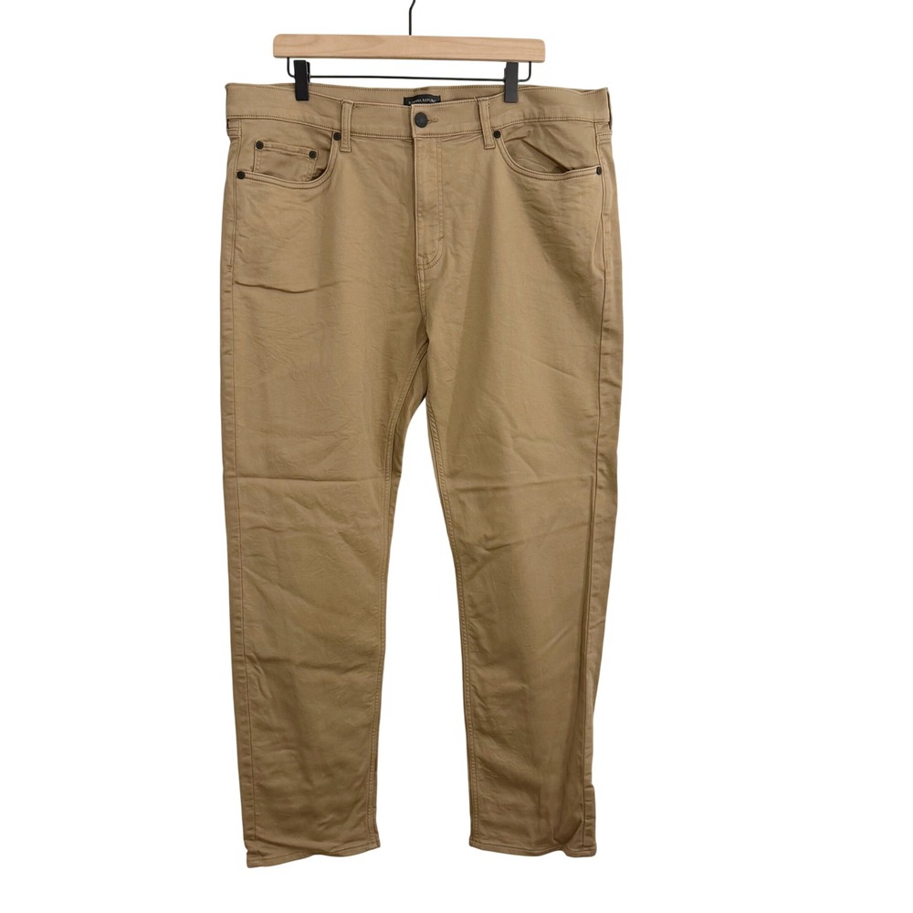Banana Republic Khaki Slim Fit Pants Tan 38 Workwear Dadcore Casual Preppy